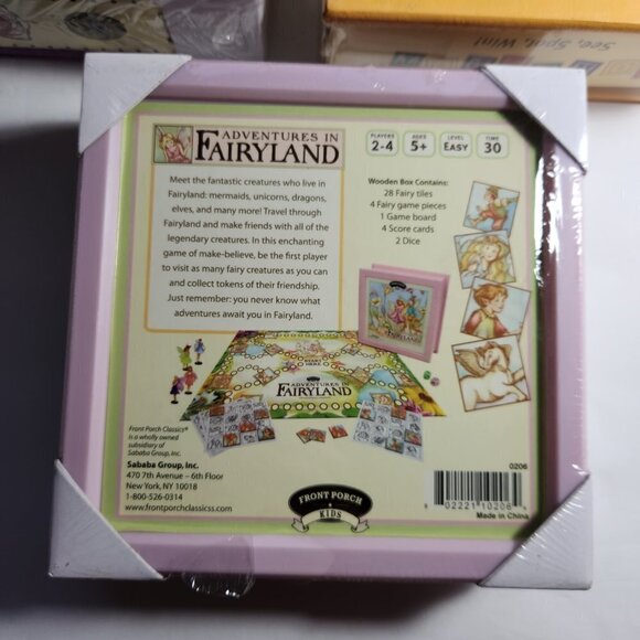 Front Porch Classics Games Lot of 3 Adventures in Fairyland Zoo Bingo Wo… - Picture 9 of 10